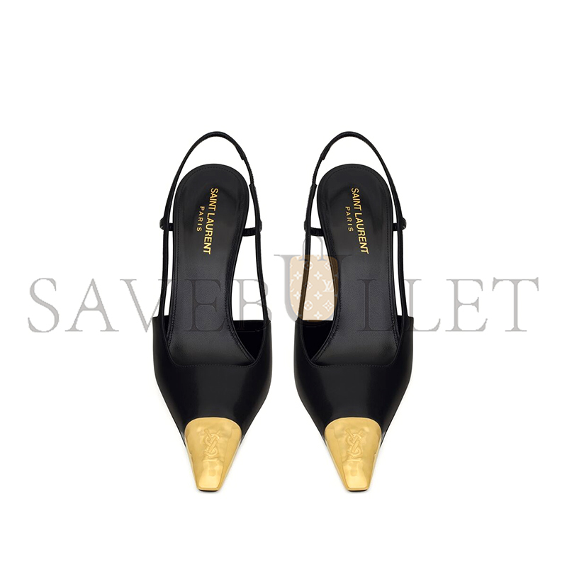 Y*L jeanne slingback pumps in smooth leather 800164aadx21000